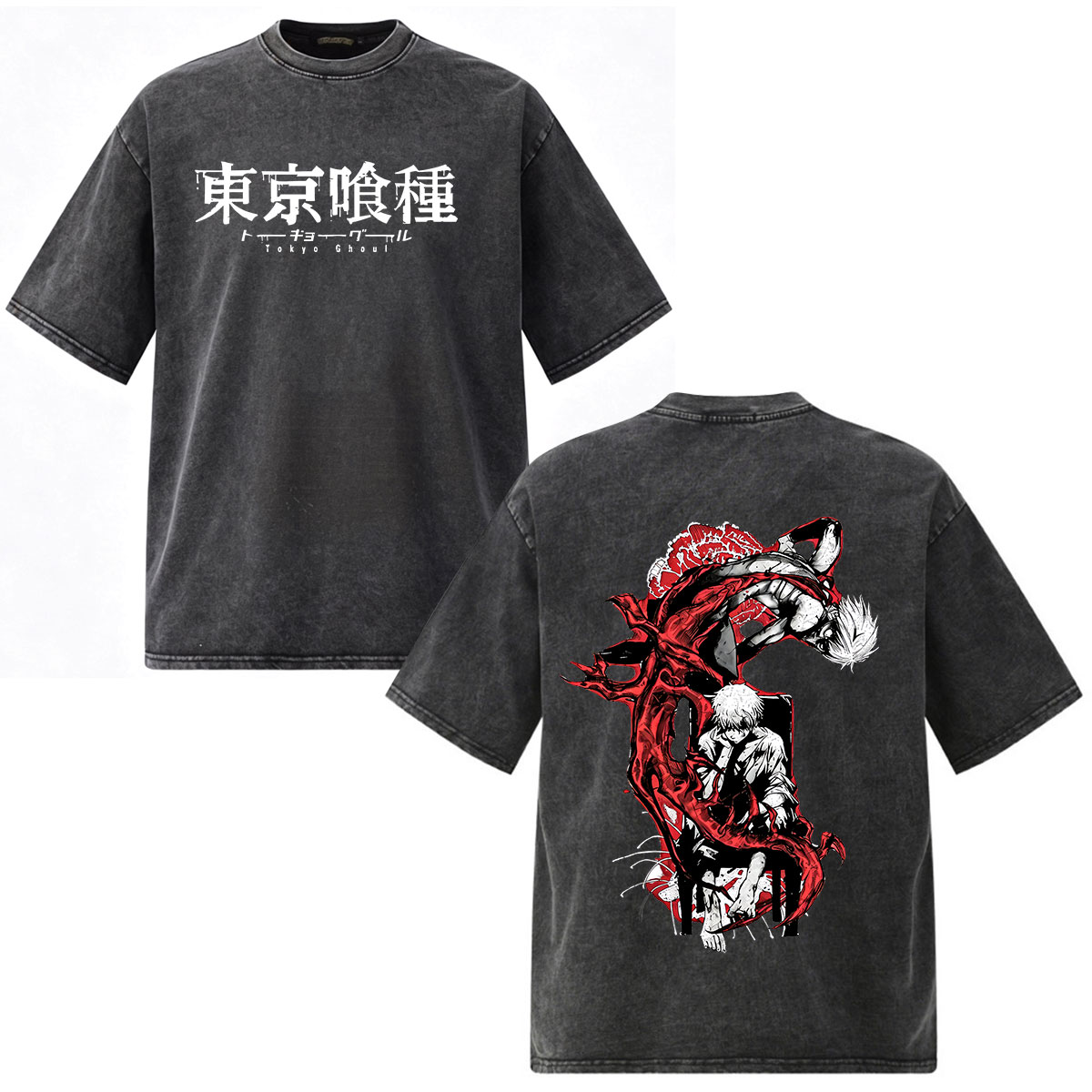 Vintage Fashion Tokyo - Anime Tokyo Ghoul Ken Kaneki Koszulka