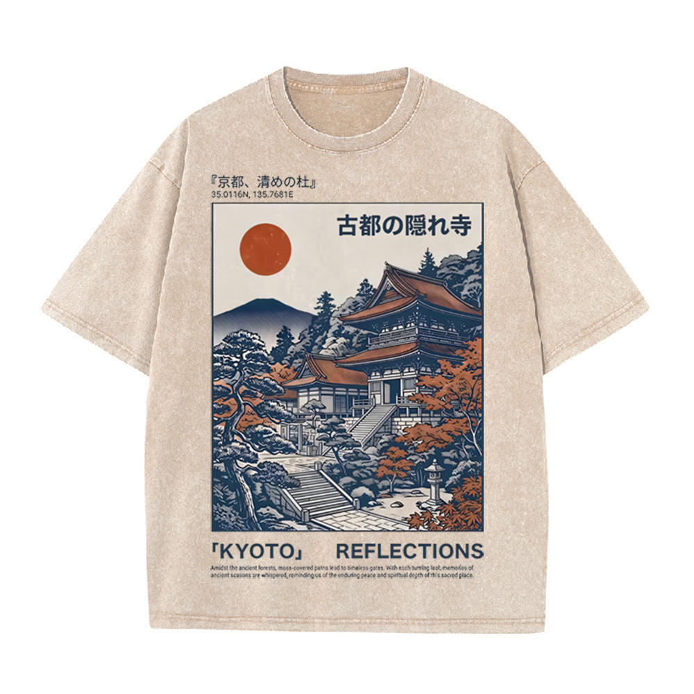 Vintage Fashion Kyoto - Koszulka z grafiką w stylu vintage