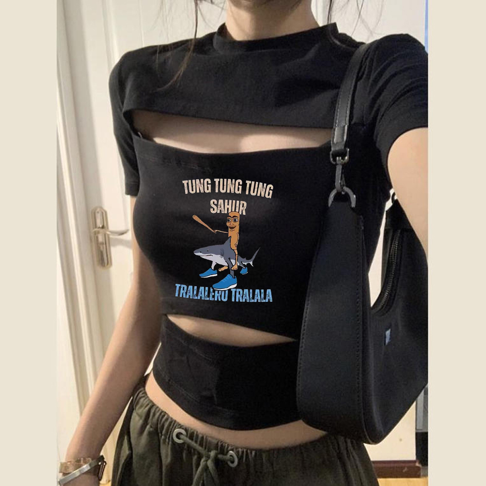 Vintage Fashion For Sale - Wyprzedaż crop topów Tung Tung Sahur