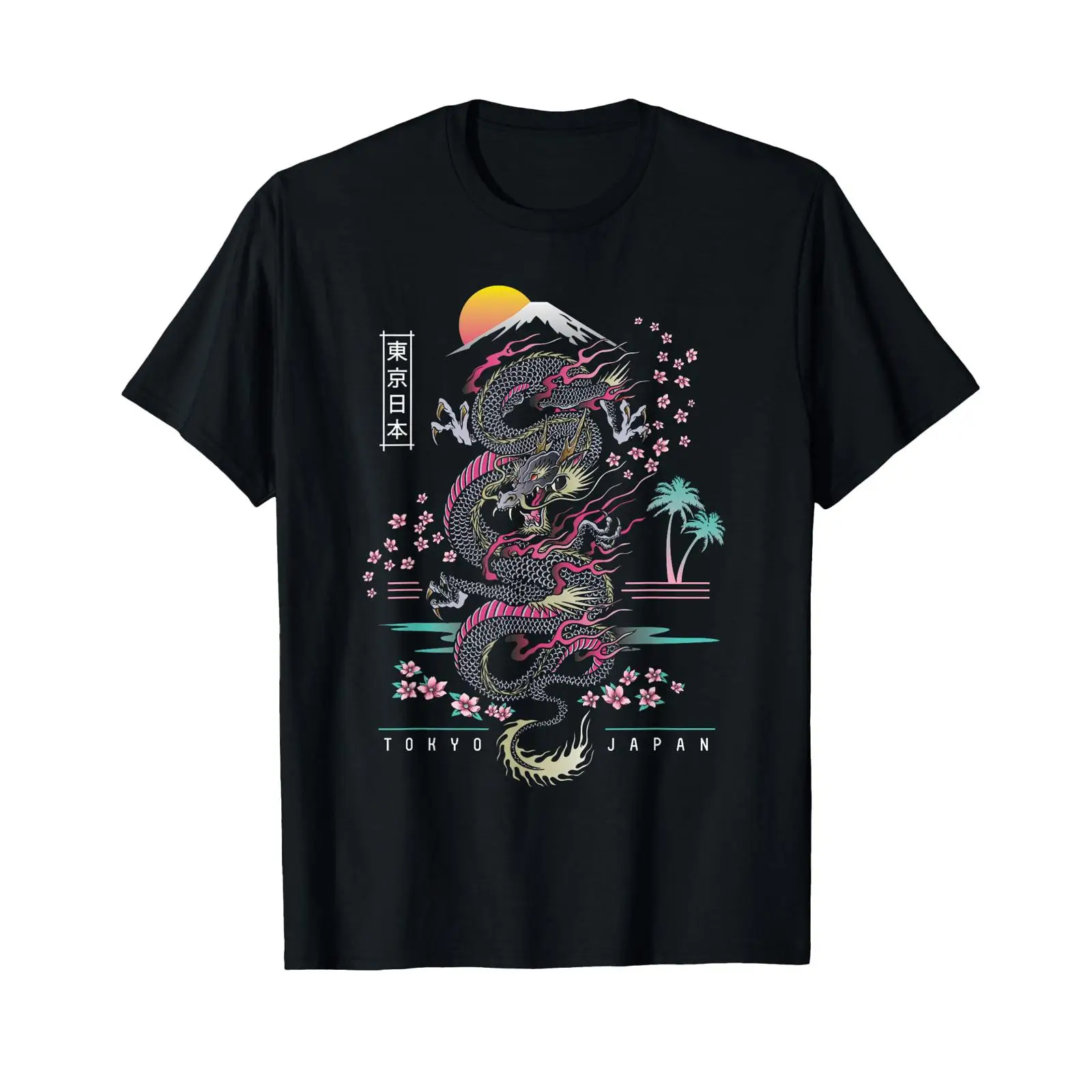 Vintage Fashion Tokyo - Japońska koszulka Tokyo Dragon w azjatyckim