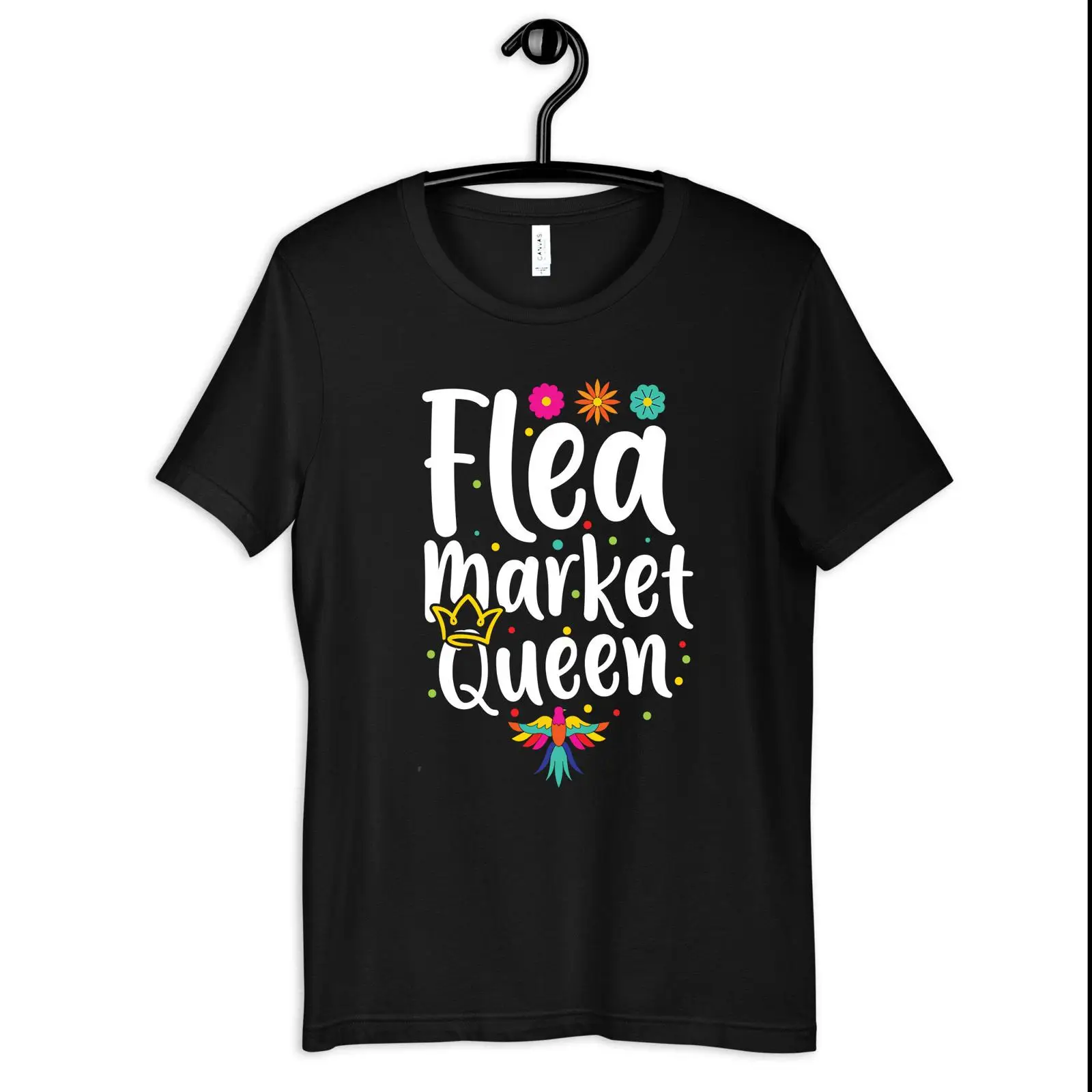 Vintage Fashion Market - Koszulka „Flea Market Queen” – damska
