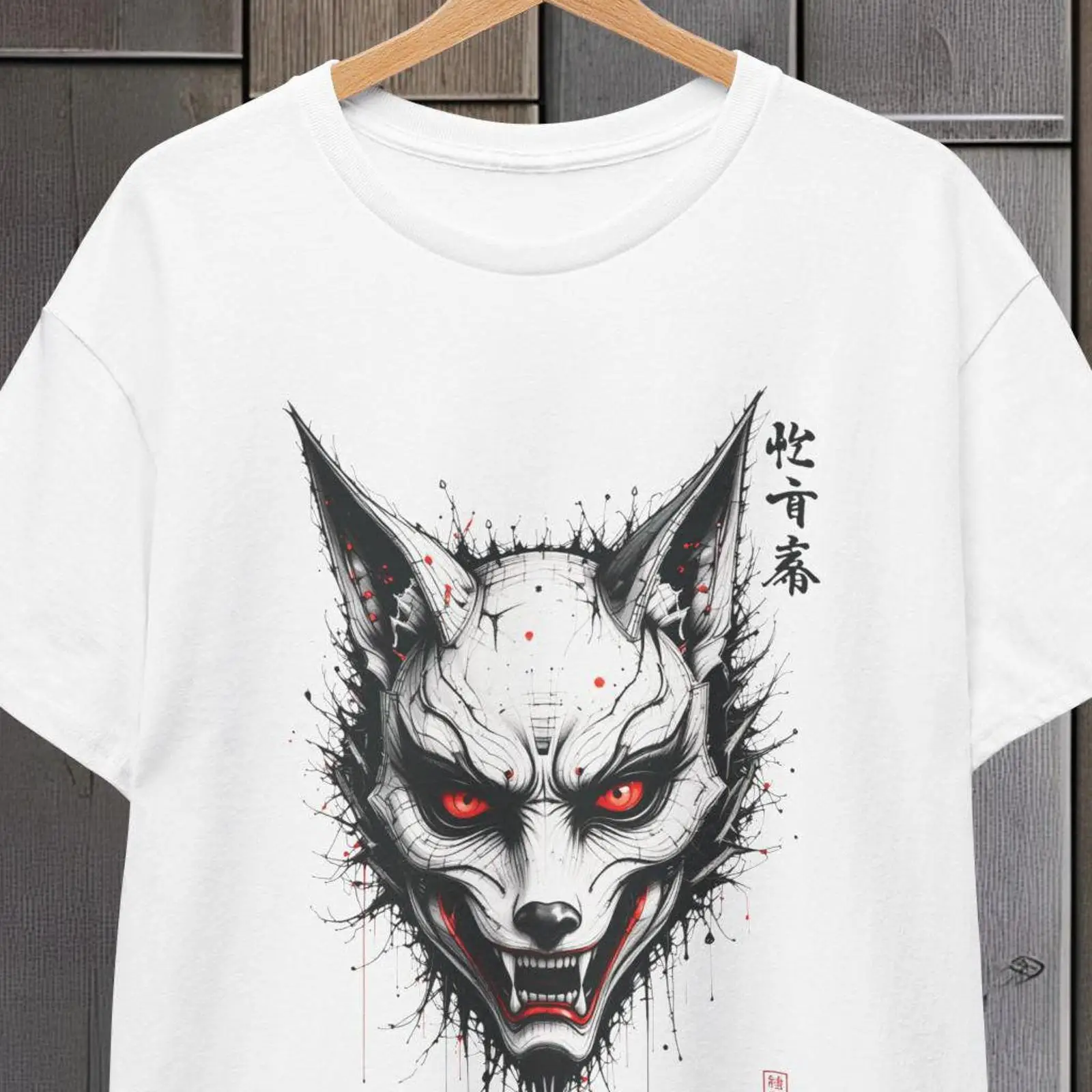 Koszulka z japońską maską lisa – Vintage Fashion Kyoto recenzja i cena