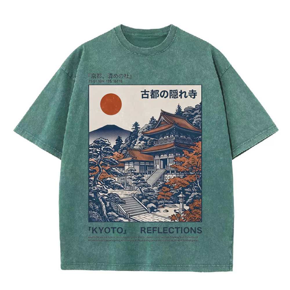 Koszulka z grafiką w stylu vin – Vintage Fashion Kyoto recenzja i cena