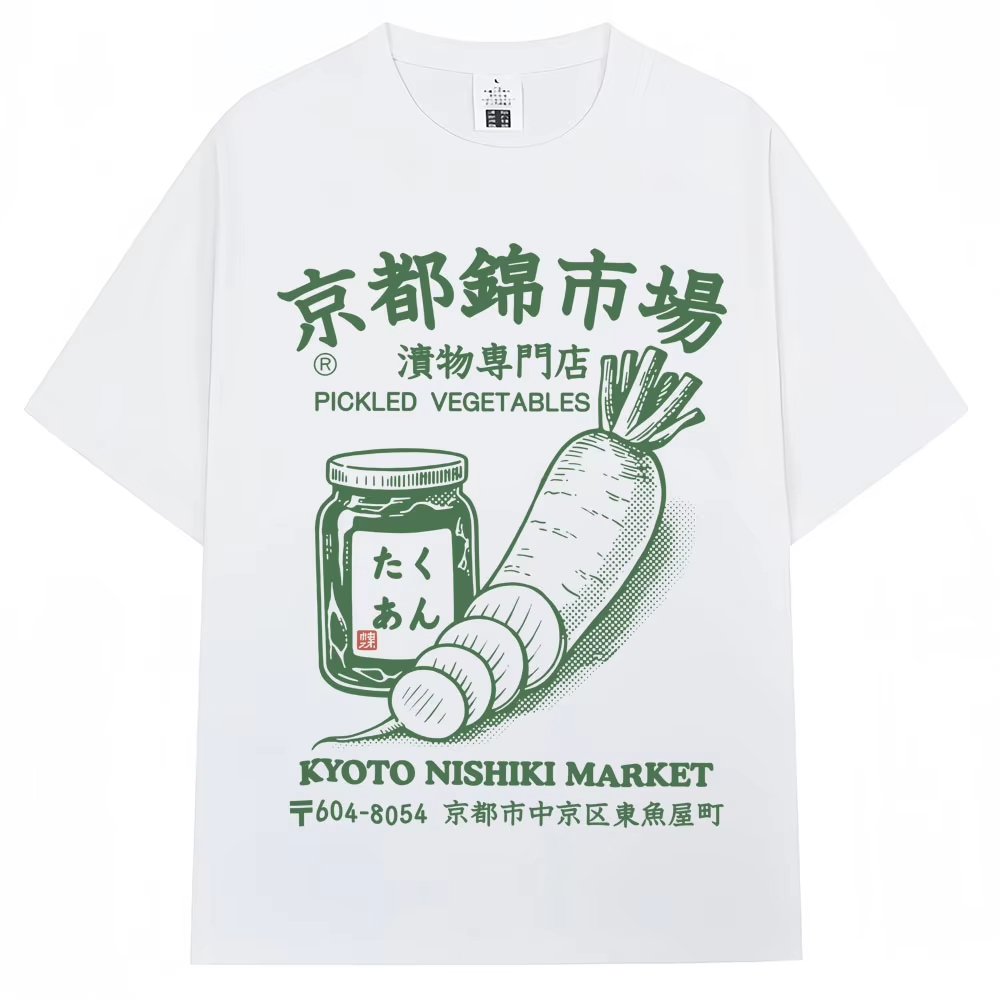 Koszulka z nadrukiem w stylu j – Vintage Fashion Kyoto recenzja i cena