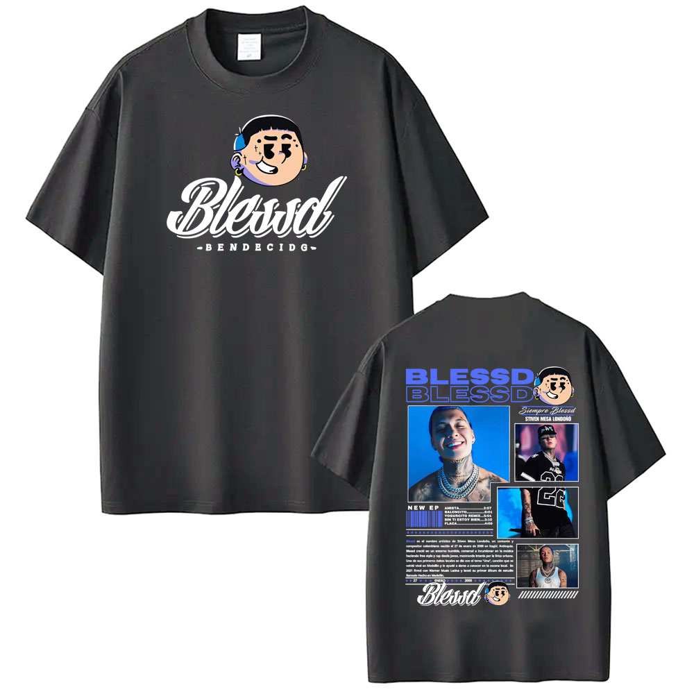 Koszulka Blessd El Bendito Alb – Vintage Fashion For Sale recenzja i cena