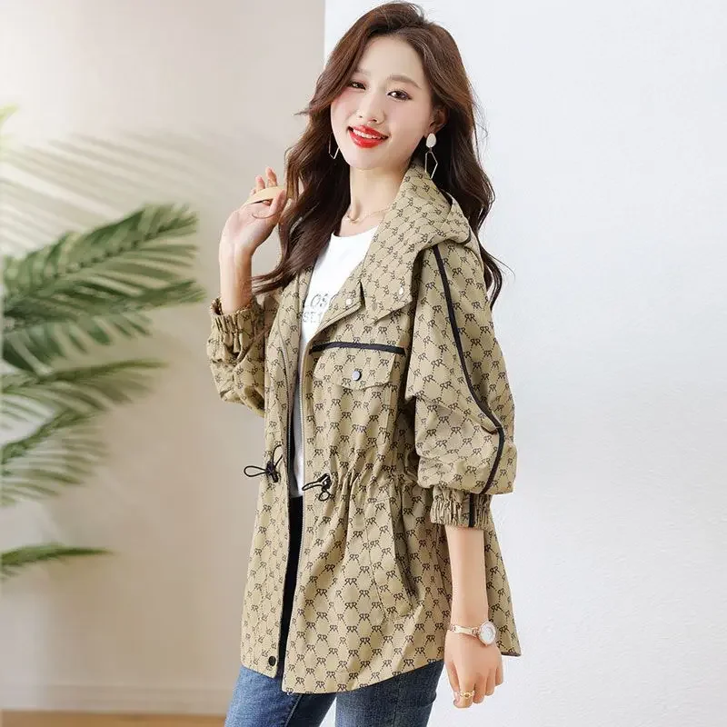 Damskie kurtki wiatrówki Wiosn – Vintage Fashion For Sale recenzja i cena