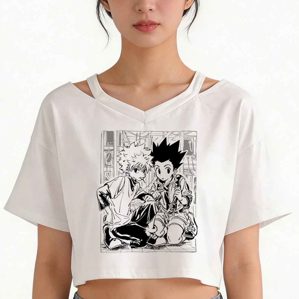 Hunter x Hunter crop top dziew – Vintage Fashion For Sale recenzja i cena