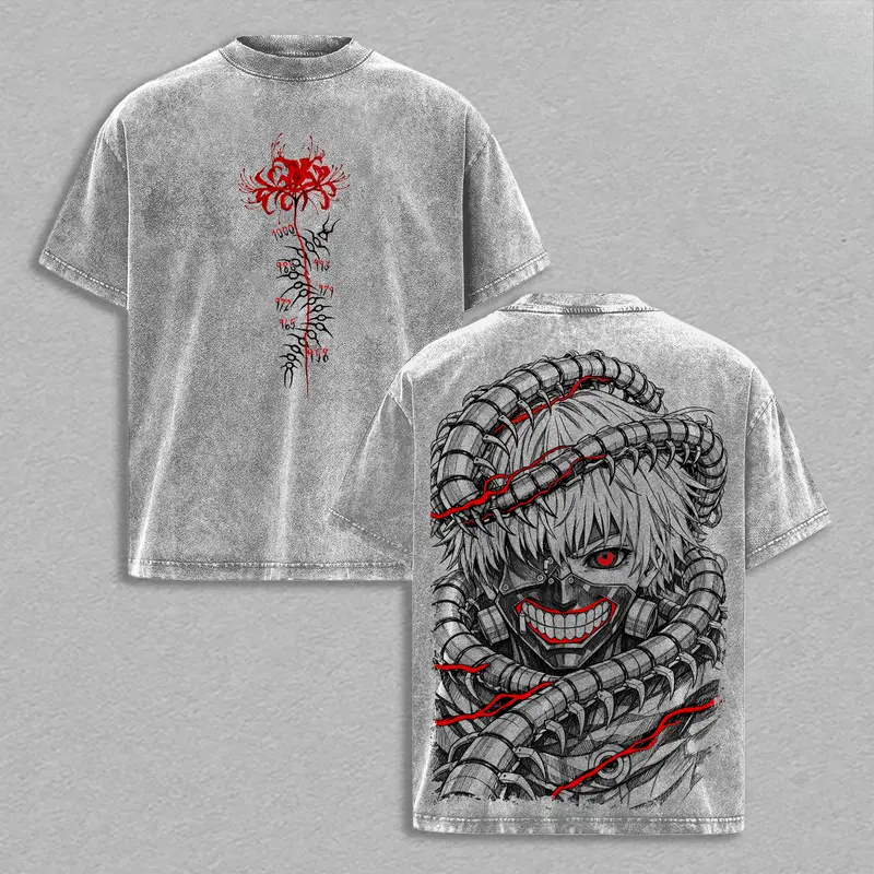 Manga Kaneki Ken Retro T-Shirt – Vintage Fashion Tokyo recenzja i cena
